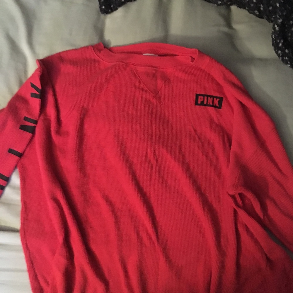 Pink red crop top